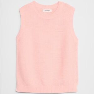 Banana Republic Factory Pink Sleeveless Sweater: Textured sweater tank NWT